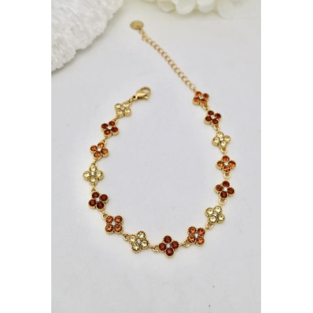 Bracelet Riviera marron