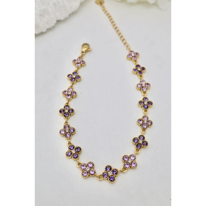 Bracelet Riviera violet Bracelet Riviera violet