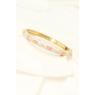 Jonc thaïlandais blanc et rose