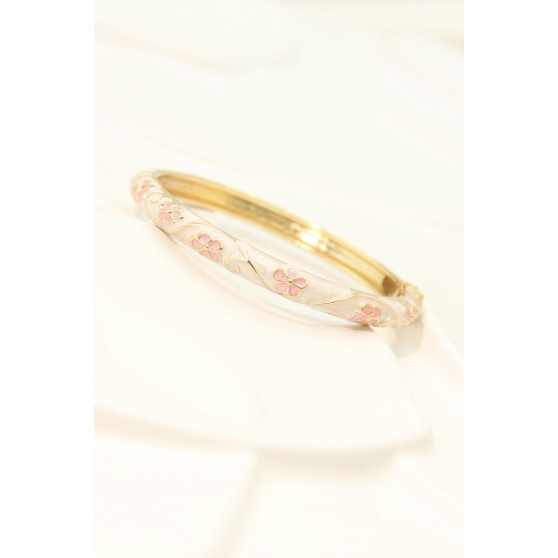 Jonc thaïlandais blanc et rose