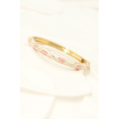Jonc thaïlandais blanc et rose