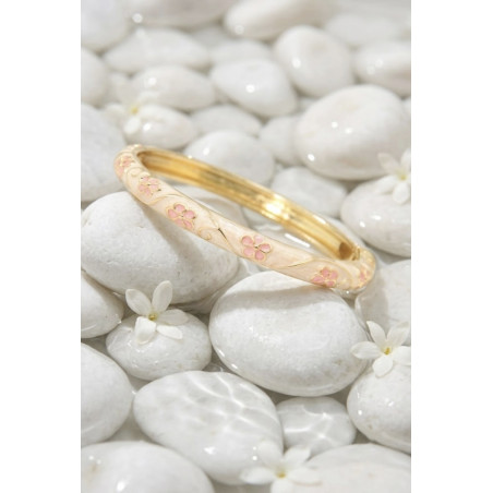 Jonc thaïlandais blanc et rose