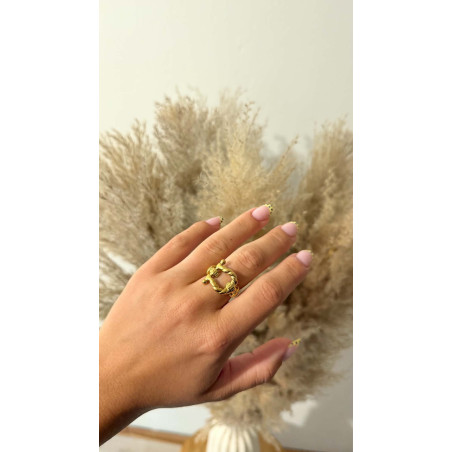 Bague Céleste doré
