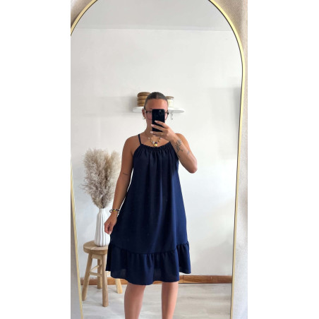 Robe Lina bleu marine
