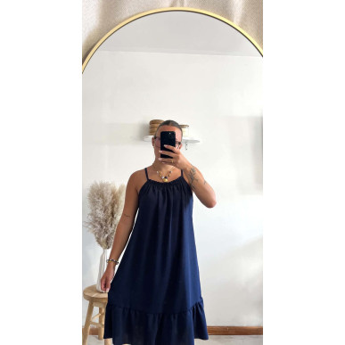 Robe Lina bleu marine