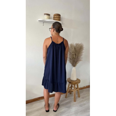 Robe Lina bleu marine