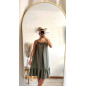 Robe Lina kaki