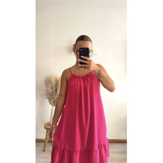 Robe Lina fushia