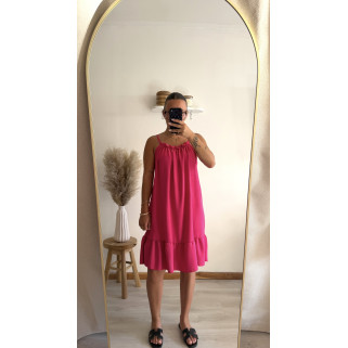 Robe Lina fushia