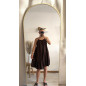 Robe Lina marron