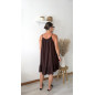 Robe Lina marron