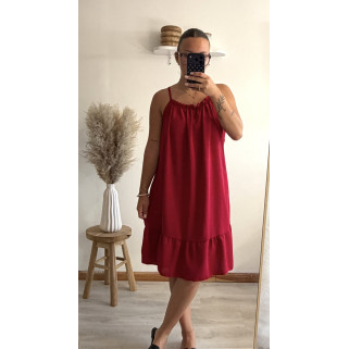 Robe Lina bordeaux