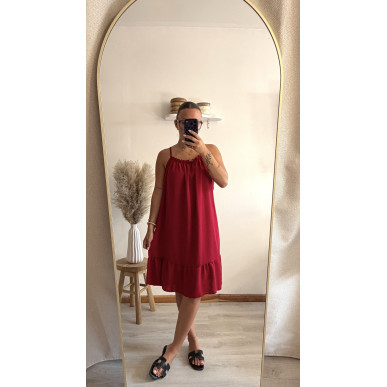 Robe Lina bordeaux