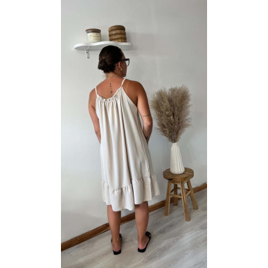 Robe Lina beige