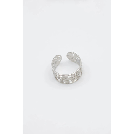 Bague Flora argenté