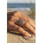 Bague Flora argenté