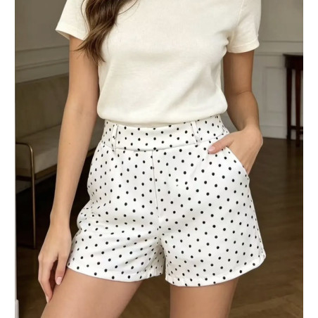 Short Garance blanc