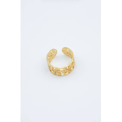 Bague Flora doré