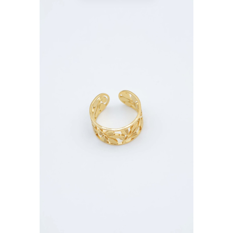 Bague Flora doré