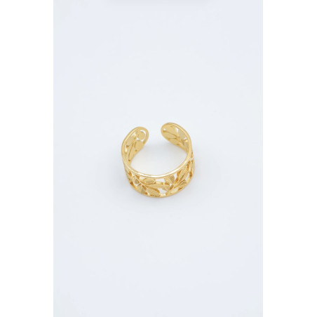 Bague Flora doré