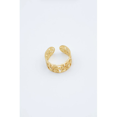 Bague Flora doré
