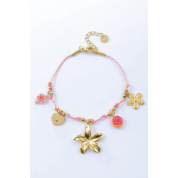 Bracelet Jeanne rose