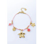 Bracelet Jeanne rose