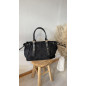 Sac Margot noir en suèdine Sac Margot noir en suèdine