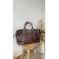 Sac Margot similicuir marron