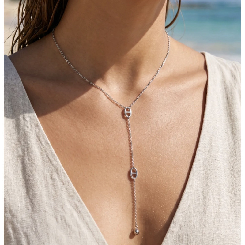 Collier Louna argenté