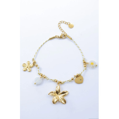 Bracelet Jeanne blanc
