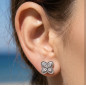 Boucles d’oreilles Malia argenté