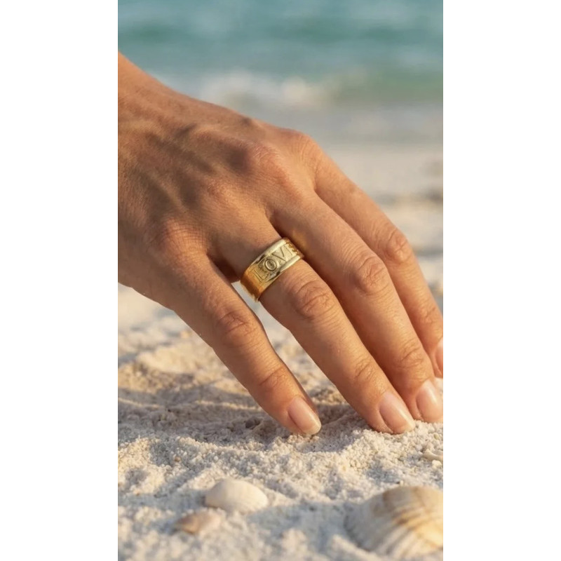 Bague Stéphanie doré