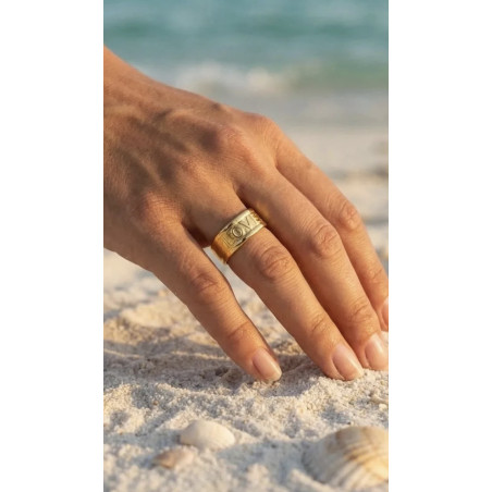 Bague Stéphanie doré