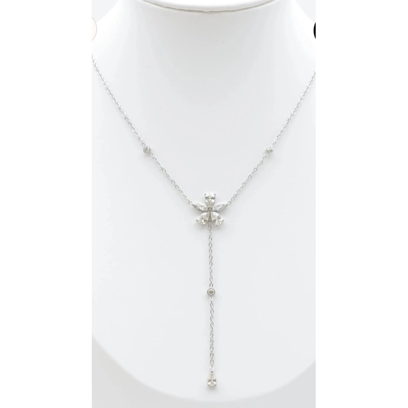 Collier Lisa argenté