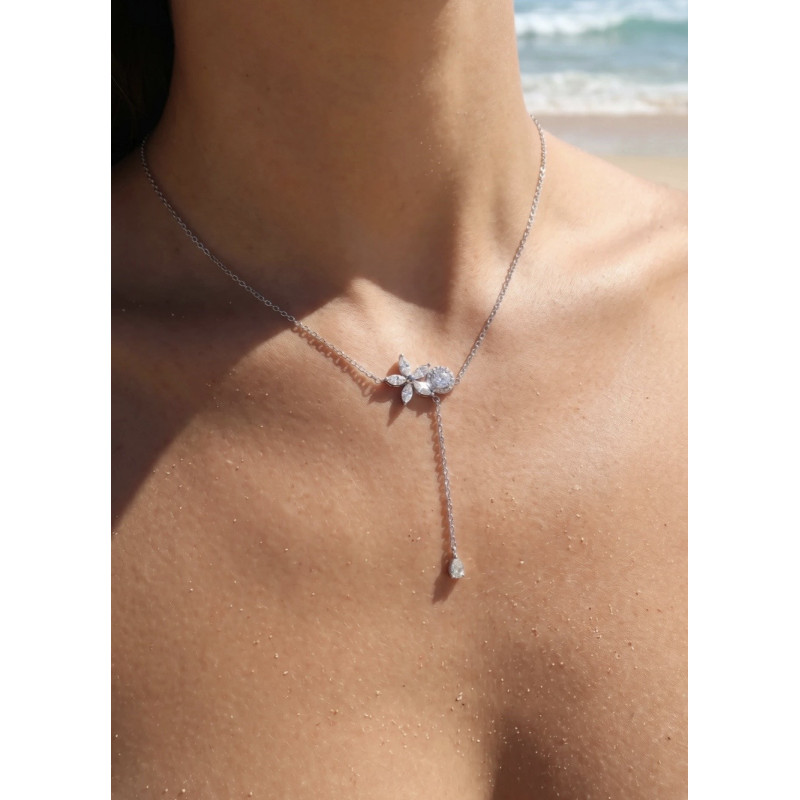 Collier Elisa argenté
