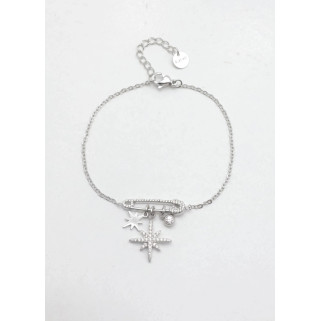 Bracelet Murielle argenté