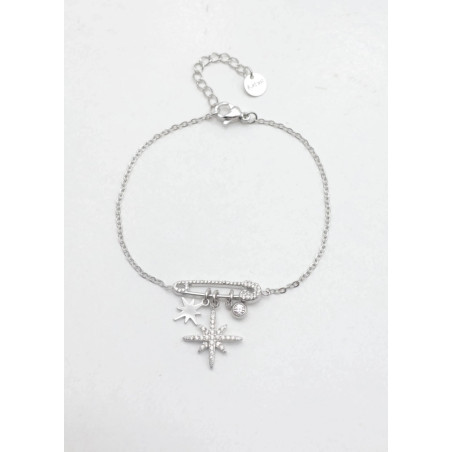 Bracelet Murielle argenté