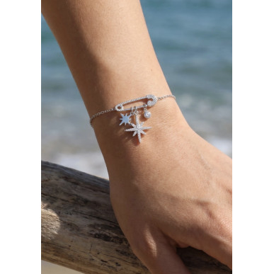 Bracelet Murielle argenté