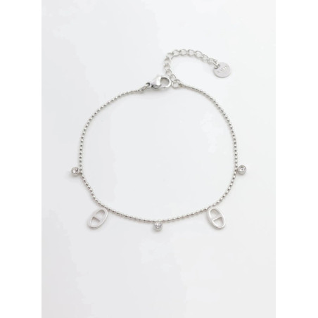 Bracelet Chloé argenté