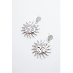 Boucles d’oreilles Solène argenté