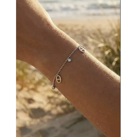 Bracelet Chloé argenté
