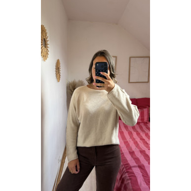 Pull Amalia beige