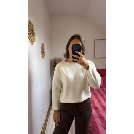 Pull Amalia écru