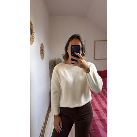 Pull Amalia écru