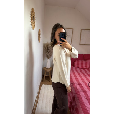 Pull Amalia écru