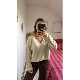 Pull Jeanne beige