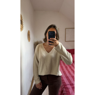 Pull Jeanne beige