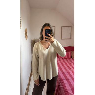 Pull Jeanne beige