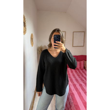 Pull Jeanne noir